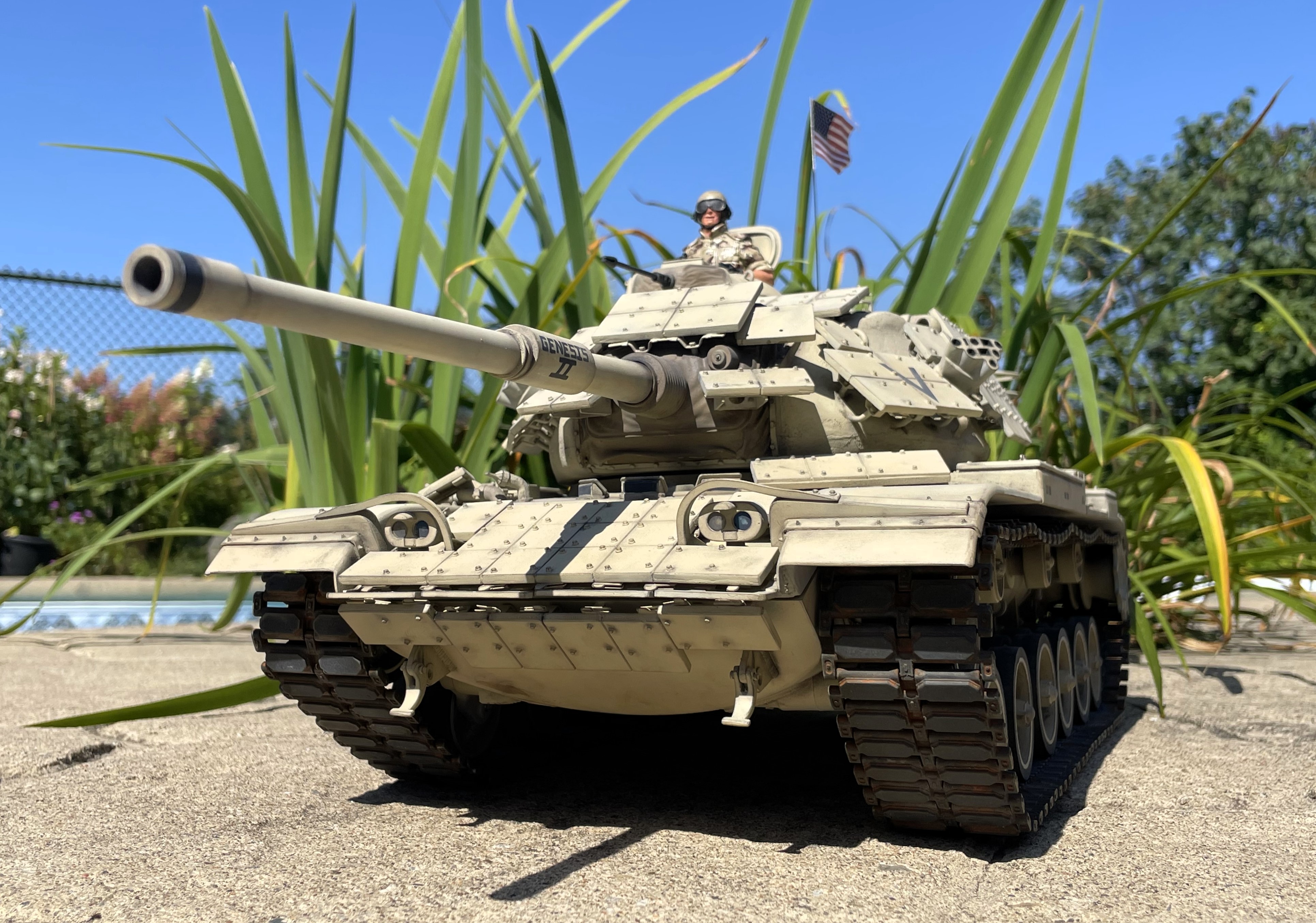 1/16 RC USMC M60A1 M-60 M-60A1 US tank with ERA - Build