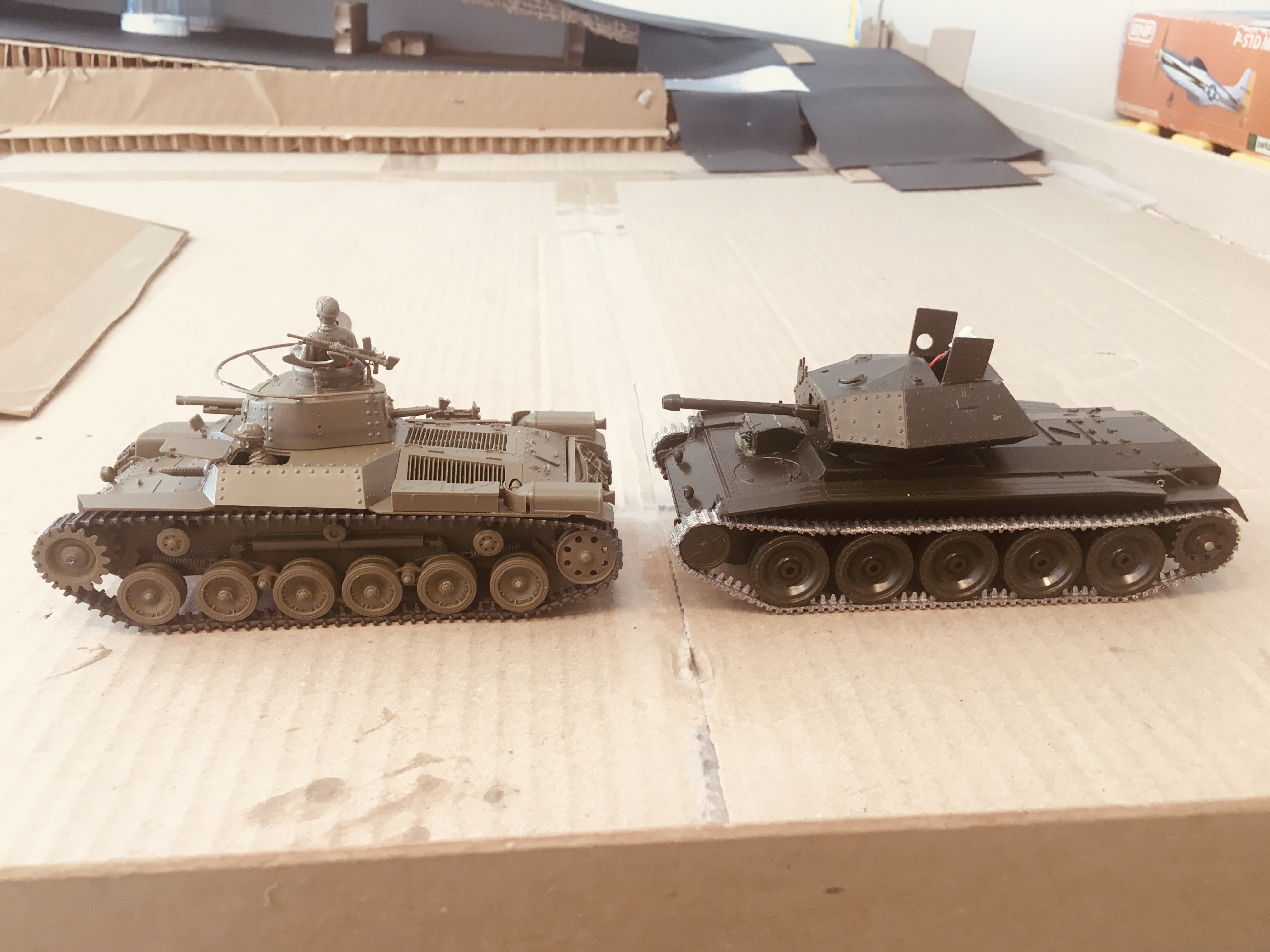Type 97 vs Crusader Mk III