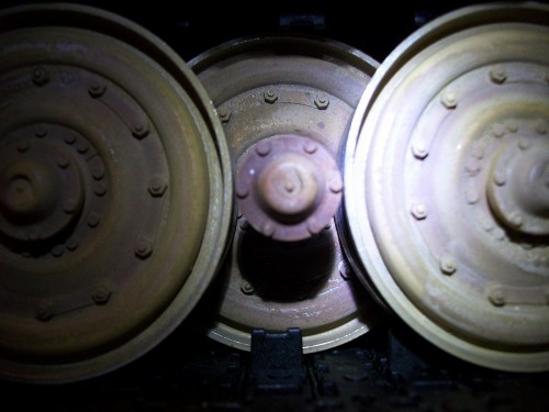 Tamiya Henschel Repaint XF-60 005.JPG (267.37 KiB) Viewed 3944 times Wheels after weathering