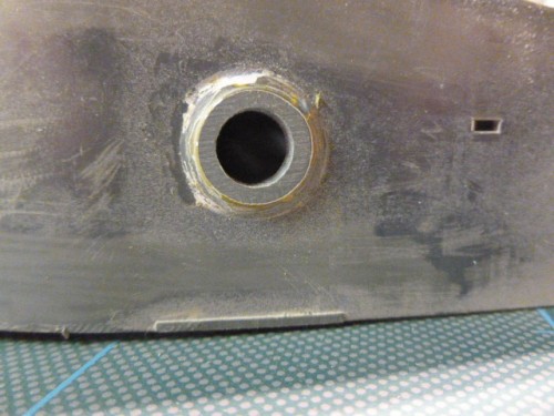 07 Drilled out vision slit.jpg (129.03 KiB) Viewed 3962 times Slits drilled out in readyness for Tank.modellbau.de replacements
