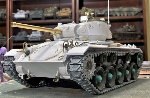 RC 1/16 M-24 Chaffee light tank- Dien Bien Phu 1954 - Build