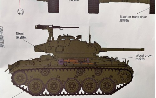 RC 1/16 M-24 Chaffee light tank- Dien Bien Phu 1954 - Build