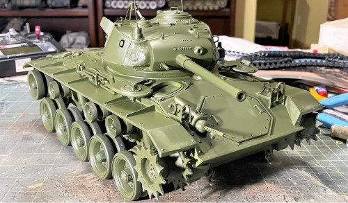 RC 1/16 M-24 Chaffee light tank- Dien Bien Phu 1954 - Build