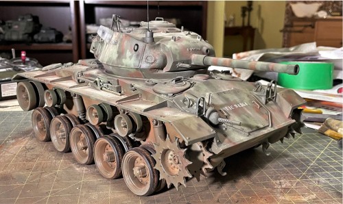 RC 1/16 M-24 Chaffee light tank- Dien Bien Phu 1954 - Build