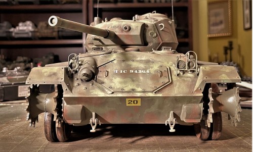 RC 1/16 M-24 Chaffee light tank- Dien Bien Phu 1954 - Build