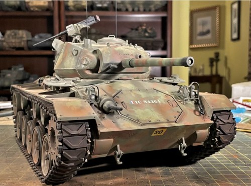 RC 1/16 M-24 Chaffee light tank- Dien Bien Phu 1954 - Build