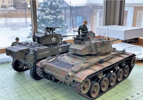 RC 1/16 M-24 Chaffee light tank- Dien Bien Phu 1954 - Build