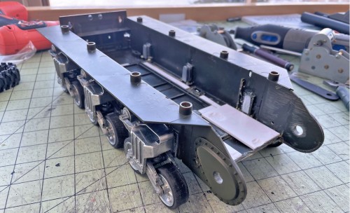 1/16 RC US 155mm Gun Motor Carriage M12 - Build