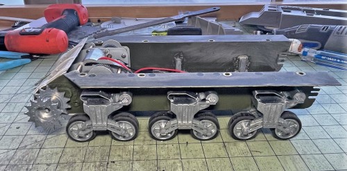 1/16 RC US 155mm Gun Motor Carriage M12 - Build