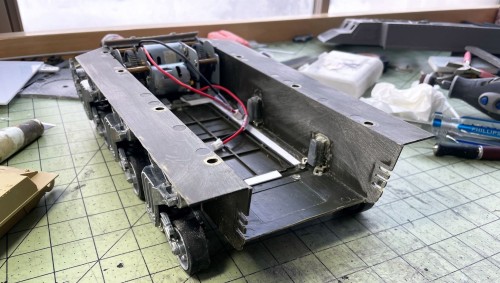 1/16 RC US 155mm Gun Motor Carriage M12 - Build