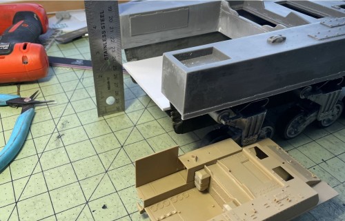 1/16 RC US 155mm Gun Motor Carriage M12 - Build