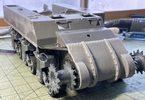 1/16 RC US 155mm Gun Motor Carriage M12 - Build