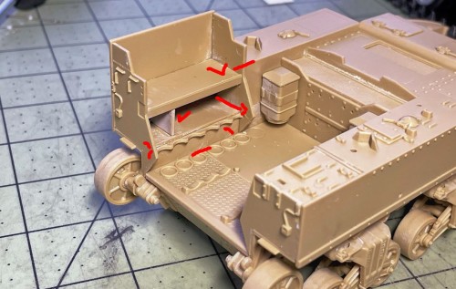 1/16 RC US 155mm Gun Motor Carriage M12 - Build
