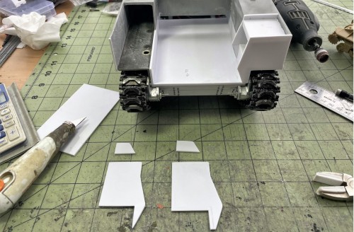 1/16 RC US 155mm Gun Motor Carriage M12 - Build