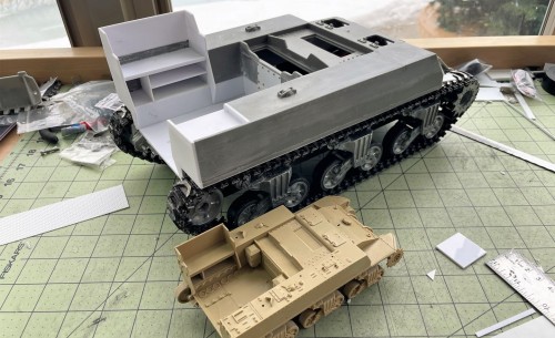 1/16 RC US 155mm Gun Motor Carriage M12 - Build