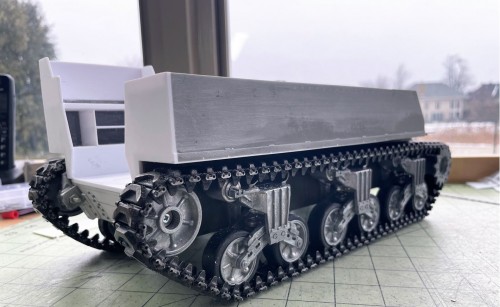 1/16 RC US 155mm Gun Motor Carriage M12 - Build