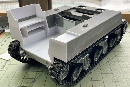 1/16 RC US 155mm Gun Motor Carriage M12 - Build