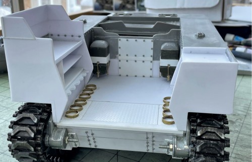 1/16 RC US 155mm Gun Motor Carriage M12 - Build