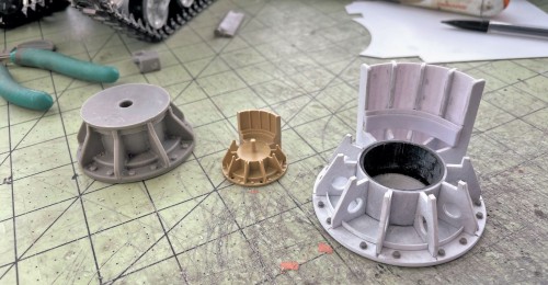 1/16 RC US 155mm Gun Motor Carriage M12 - Build