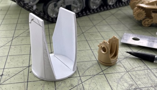 1/16 RC US 155mm Gun Motor Carriage M12 - Build