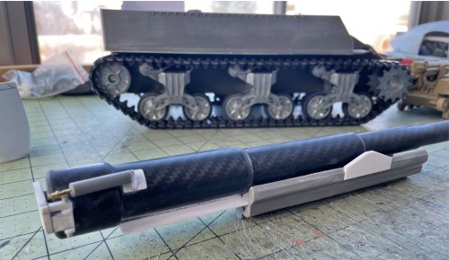 1/16 RC US 155mm Gun Motor Carriage M12 - Build