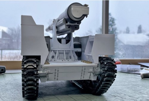 1/16 RC US 155mm Gun Motor Carriage M12 - Build