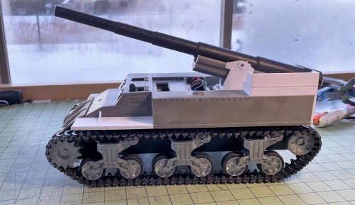 1/16 RC US 155mm Gun Motor Carriage M12 - Build