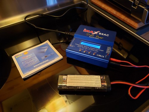 NiMh is charging but I was running short of daylight so I used the dreaded LiPo I had set aside from the Mato Sherman.jpg
