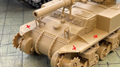 1/16 RC US 155mm Gun Motor Carriage M12 - Build