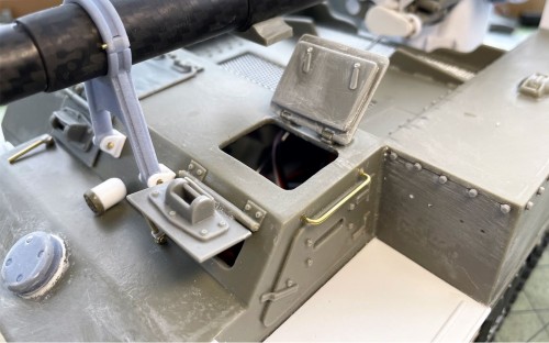 1/16 RC US 155mm Gun Motor Carriage M12 - Build