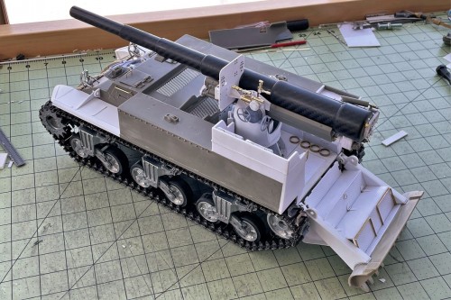 1/16 RC US 155mm Gun Motor Carriage M12 - Build
