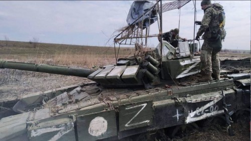 Javelin cage on T-72B3