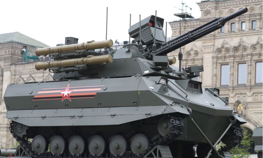 Uran-9 combat drone