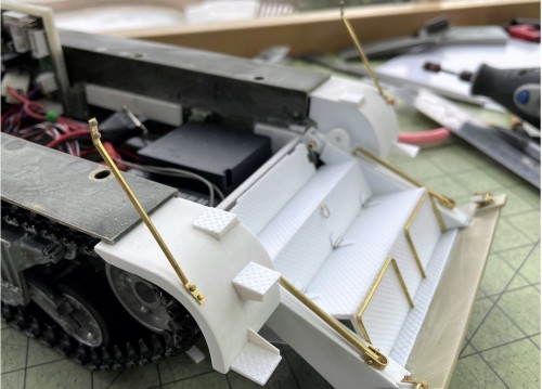 1/16 RC US 155mm Gun Motor Carriage M12 - Build