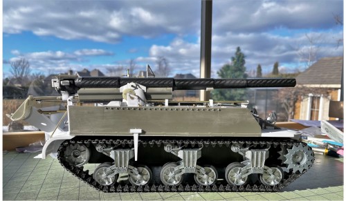 1/16 RC US 155mm Gun Motor Carriage M12 - Build