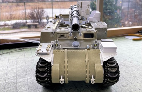 1/16 RC US 155mm Gun Motor Carriage M12 - Build