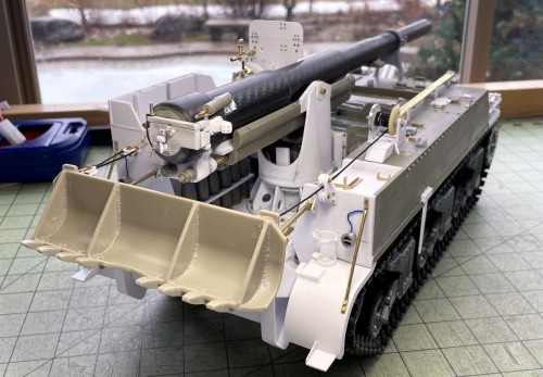 1/16 RC US 155mm Gun Motor Carriage M12 - Build