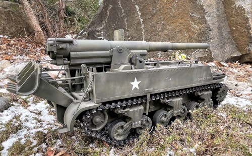 1/16 RC US 155mm Gun Motor Carriage M12 - Build