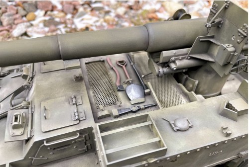 1/16 RC US 155mm Gun Motor Carriage M12 - Build