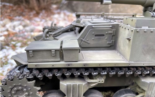 1/16 RC US 155mm Gun Motor Carriage M12 - Build