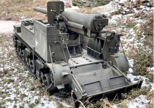 1/16 RC US 155mm Gun Motor Carriage M12 - Build