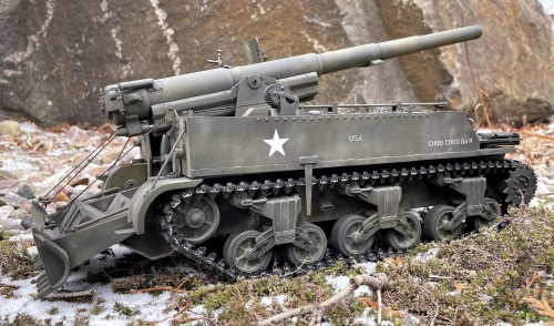 1/16 RC US 155mm Gun Motor Carriage M12 - Build