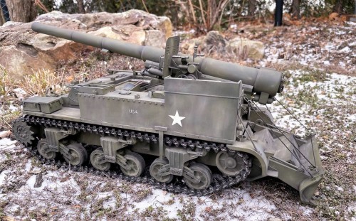 1/16 RC US 155mm Gun Motor Carriage M12 - Build
