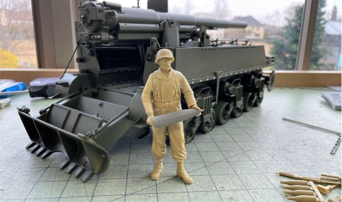 1/16 RC US 155mm Gun Motor Carriage M12 - Build