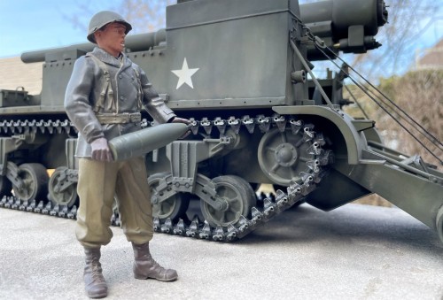 1/16 RC US 155mm Gun Motor Carriage M12 - Build