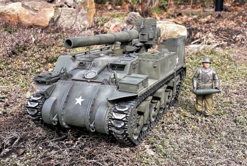 1/16 RC US 155mm Gun Motor Carriage M12 - Build
