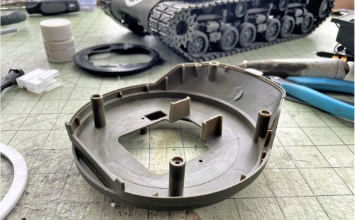 RC 1/16 Sherman T31 Demolition tank - Build