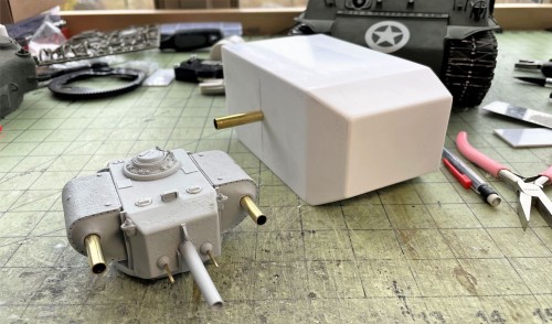 RC 1/16 Sherman T31 Demolition tank - Build