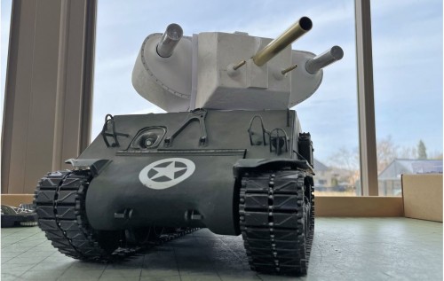 RC 1/16 Sherman T31 Demolition tank - Build