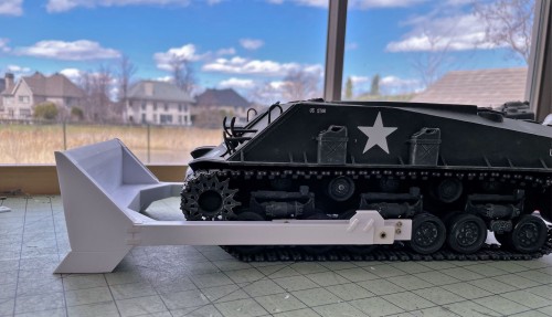 RC 1/16 Sherman T31 Demolition tank - Build